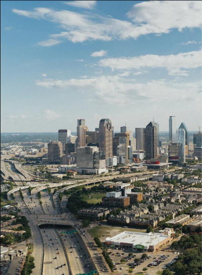 Khung cảnh thành phố Texas